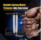 Tummy Trimmer Double Spring Exercise Machine High-Quality Belly Fat Burner for Home Gym