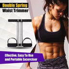 Tummy Trimmer Double Spring Exercise Machine High-Quality Belly Fat Burner for Home Gym
