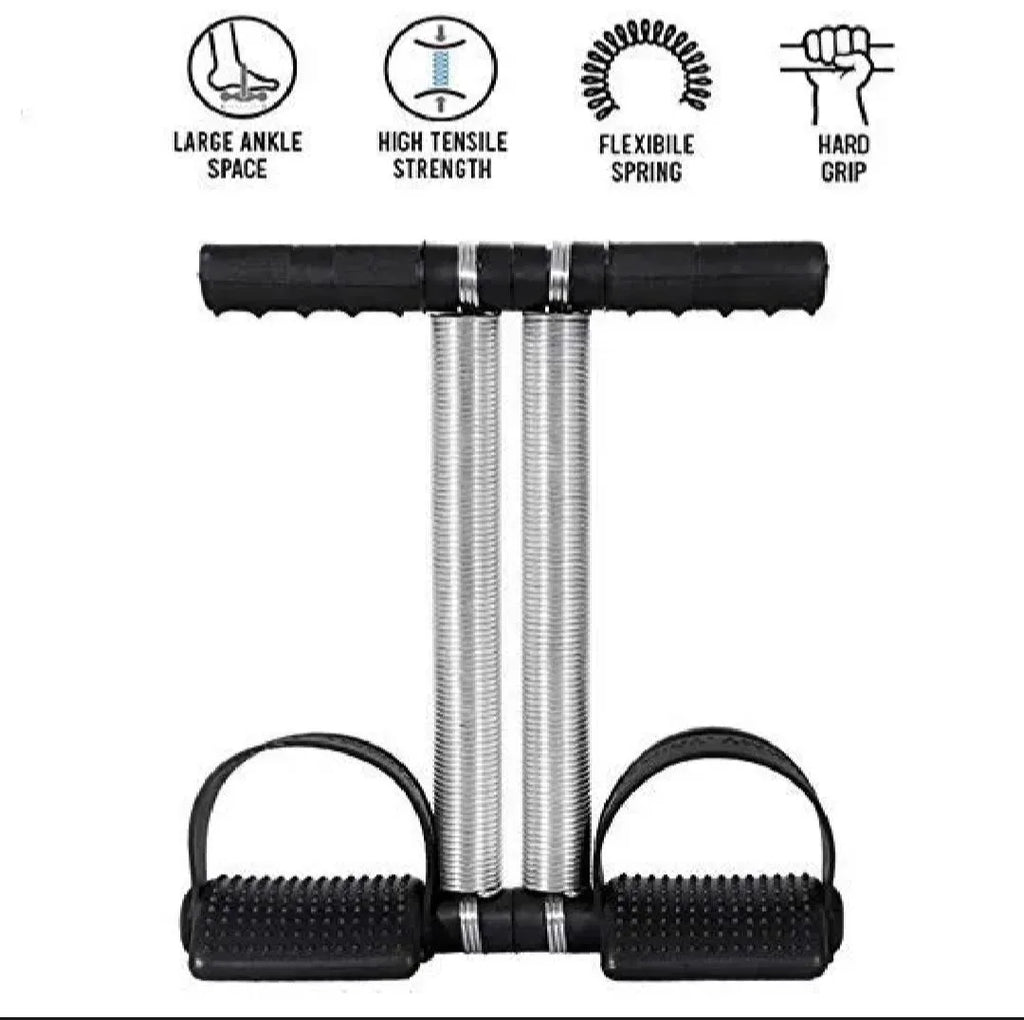 Tummy Trimmer Double Spring Exercise Machine High-Quality Belly Fat Burner for Home Gym