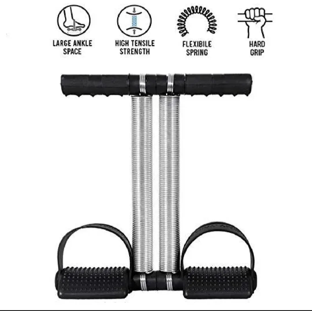 Tummy Trimmer Double Spring Exercise Machine High-Quality Belly Fat Burner for Home Gym