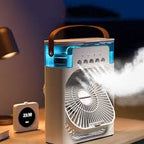 Portable Air Conditioners Cooling Fan | USB electric fan with NIGHT LED LIGHT  In Stock