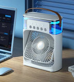 Portable Air Conditioners Cooling Fan | USB electric fan with NIGHT LED LIGHT  In Stock