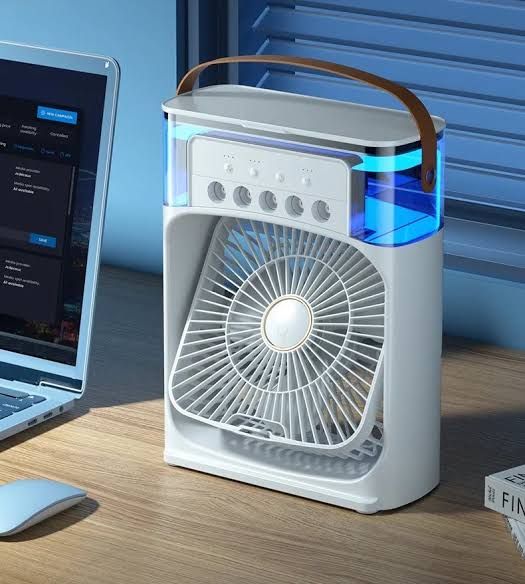 Portable Air Conditioners Cooling Fan | USB electric fan with NIGHT LED LIGHT  In Stock