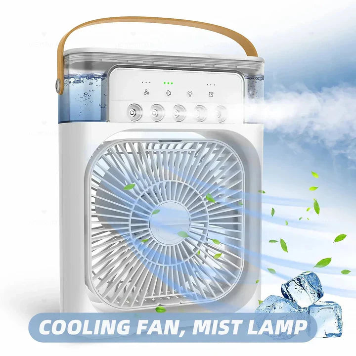 Portable Air Conditioners Cooling Fan | USB electric fan with NIGHT LED LIGHT  In Stock